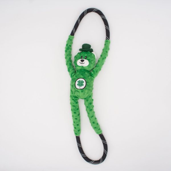 RopeTugz® - Green Shamrock Bear