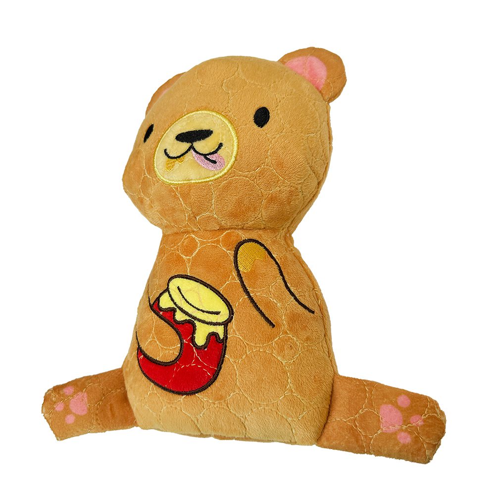 Bear Plush Tough Toy - Durable, Kevlar-Built, Squeaker for Strong Chewers