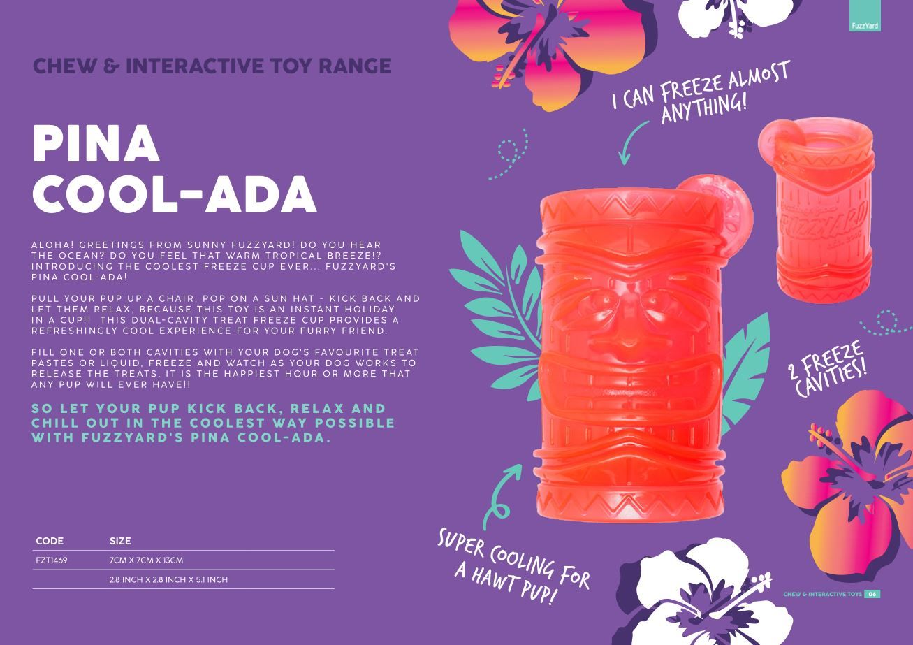 Pina Coolada Freeze - Interactive Chew Toy