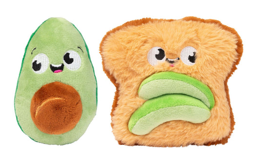 Avocado & Toast 2PK - Dog Toy