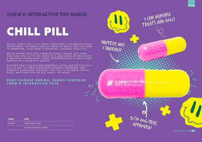 Chill Pill - Interactive Chew Toy
