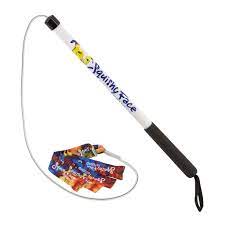 Squishy Face Flirt Pole - Regular (36" pole, 52" cord)