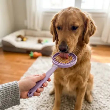 eStick Hand-Held Dog Enrichment Toy - Interactive Lick Stick