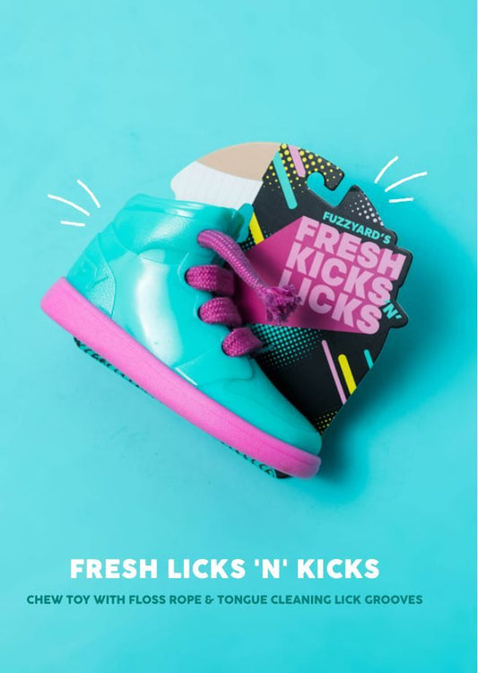 Fresh Kicks 'N' Licks - Interactive Chew Toy