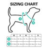IN LINE - NON PULL HARNESS Size Chart
