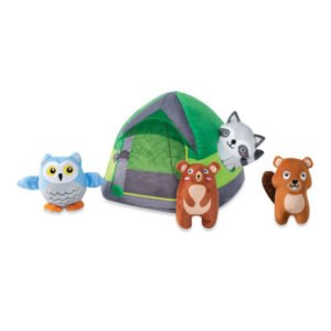 Fringe Studio Happy Campers Plush Puzzle Dog Toy Set!